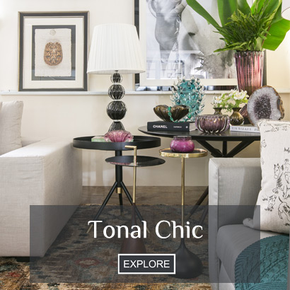 Decoração Modernista: Coleção Tonal Chic