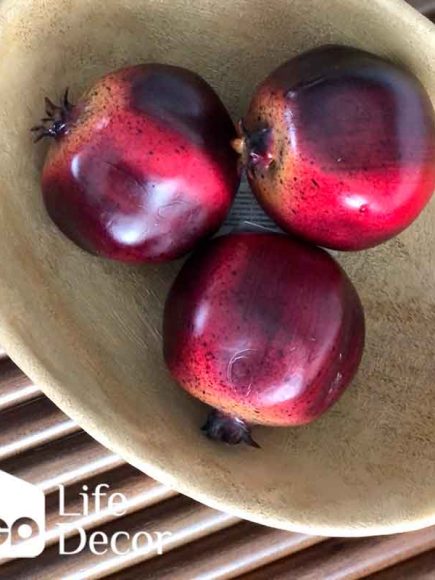 Romã Fruta Decorativa - Imagem 2