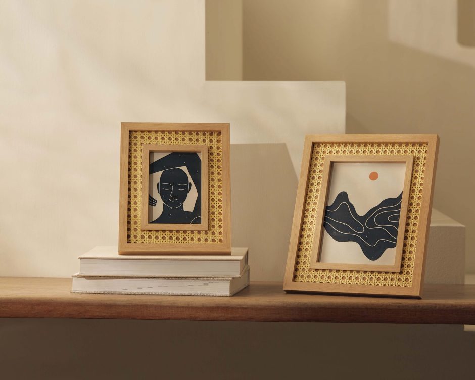 Porta Retrato com Rattan P