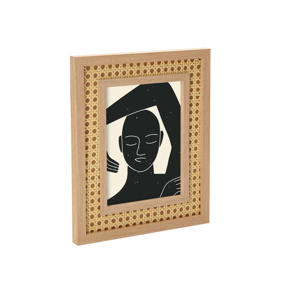 Porta Retrato com Rattan P