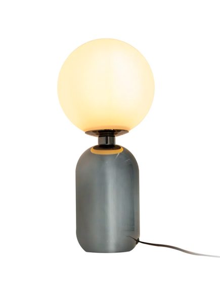 Luminária Cuica Cromado Preto - Imagem 2
