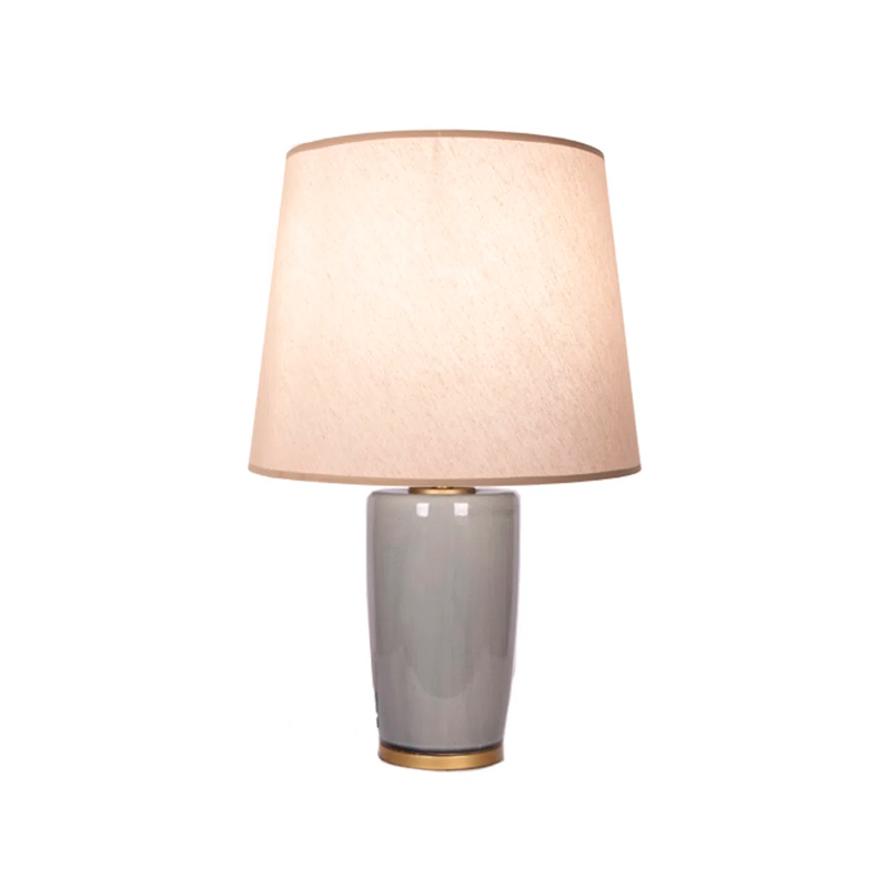 Abajur Ceramike Cinza