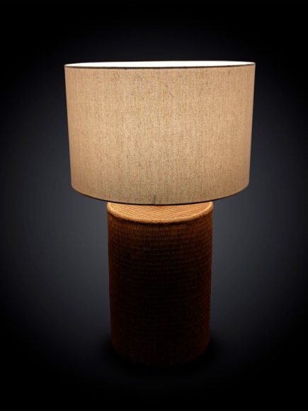 Abajur Em Cerâmica Envelhecida - Image 2