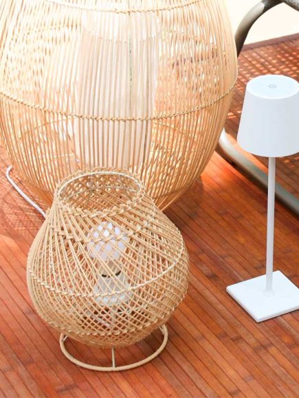Luminária De Mesa Rattan - Imagem 3