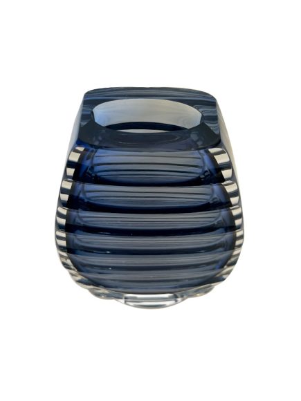 Vaso Murano Lapidado Noite 28848 - Image 2