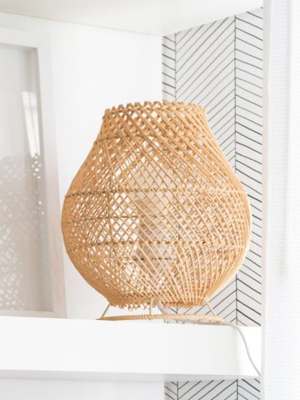 Luminária De Mesa Rattan - Imagem 1