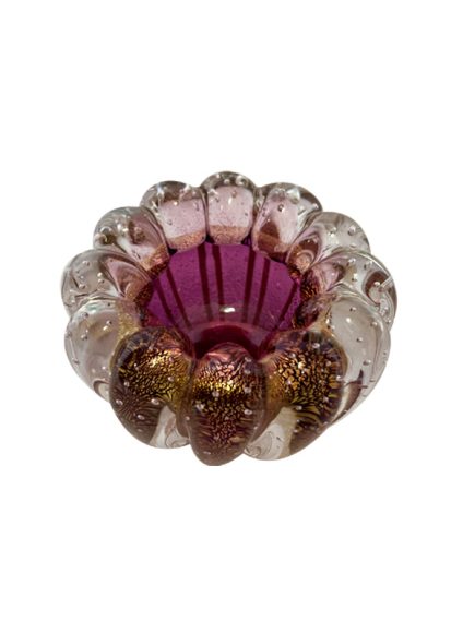 Centro Murano Ametista Com Ouro M386 - Imagem 2