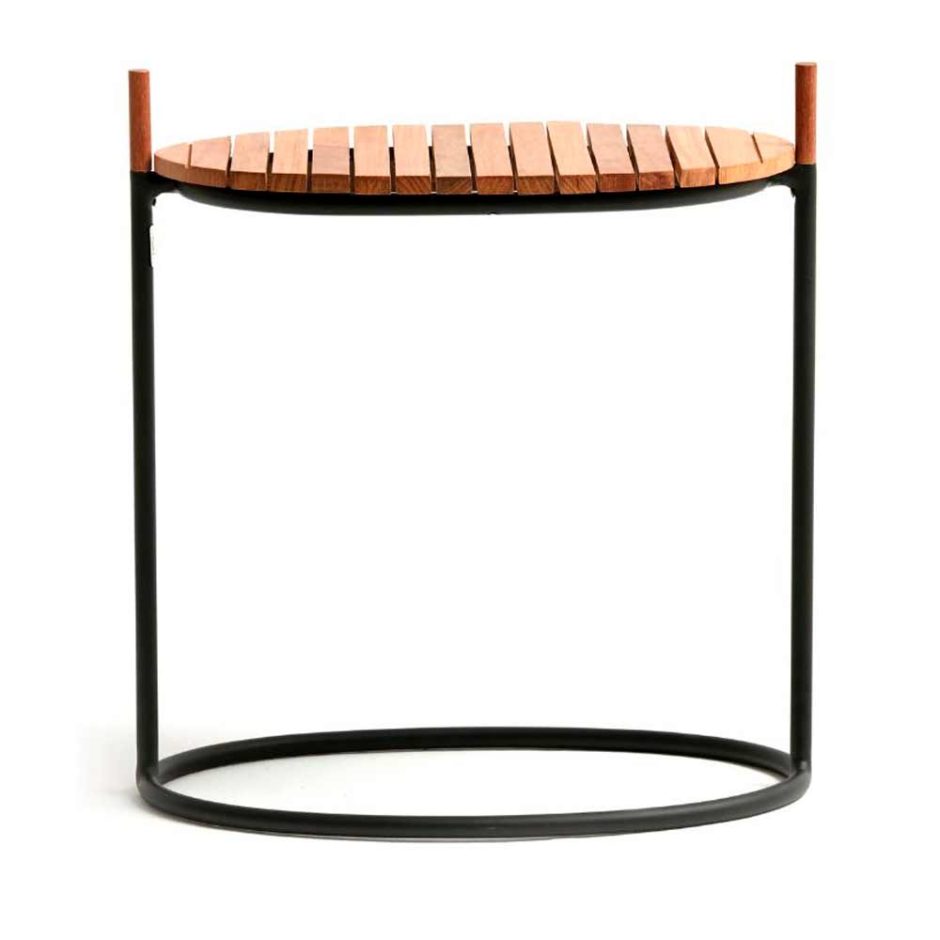 Mesa Lateral Didi Oval (Sob Encomenda)