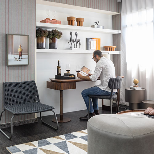 Home Office Integrado: Estilo e Produtividade em Harmonia