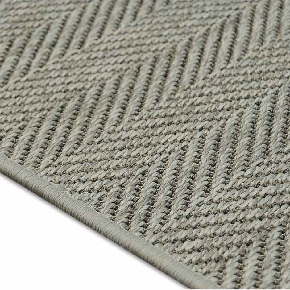 Tapete Jacarta Zig Prata