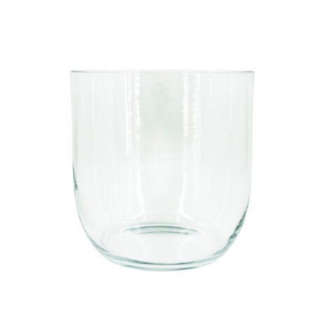 Vaso Vidro Queeny Transparente D26