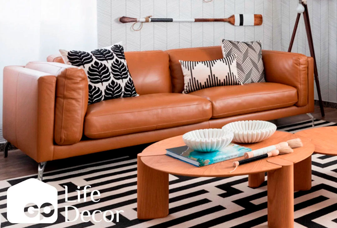 Sofa em couro