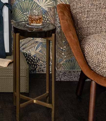 Mesa Lateral de Vidro Pronta Entrega