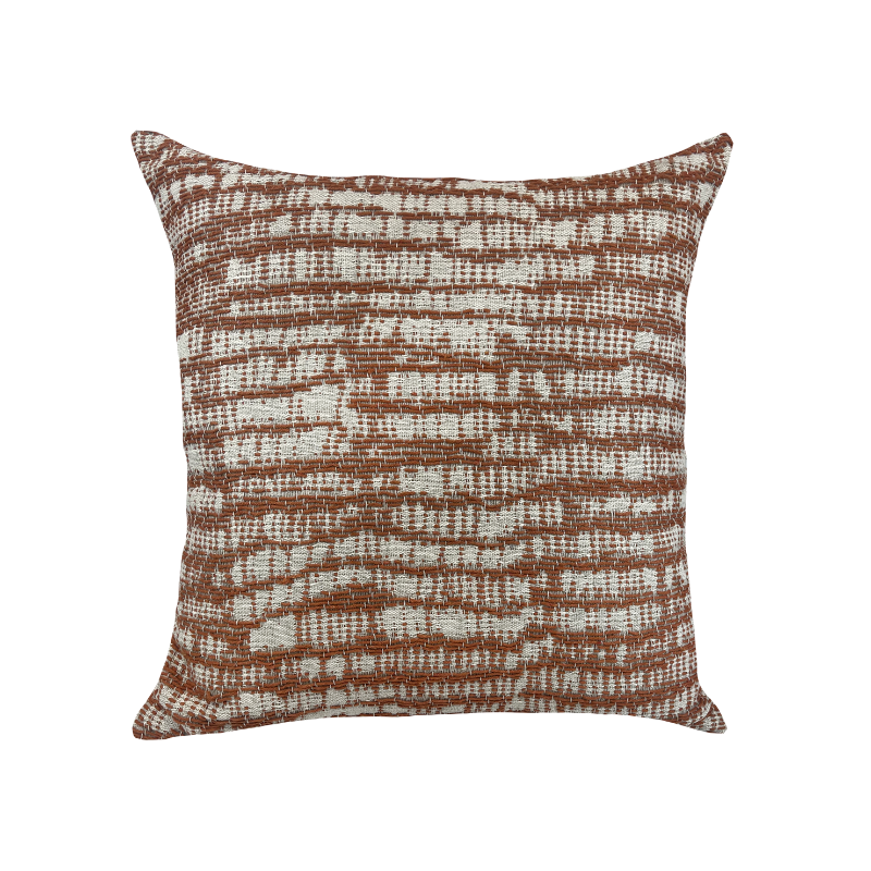 Almofada Trama Orgânico Terracota