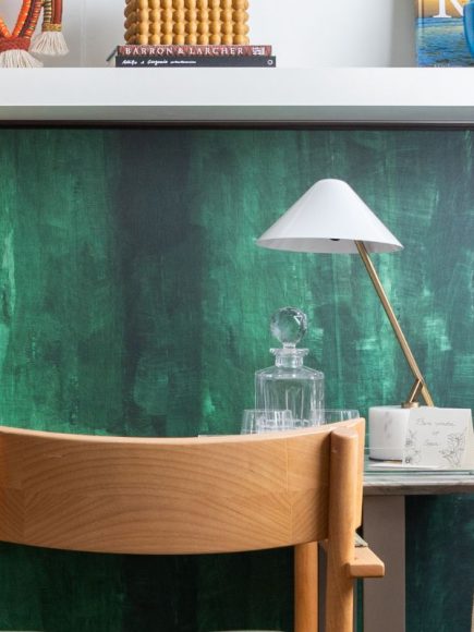 Luminária Mármore Branco Metal Dourado - Imagem 2