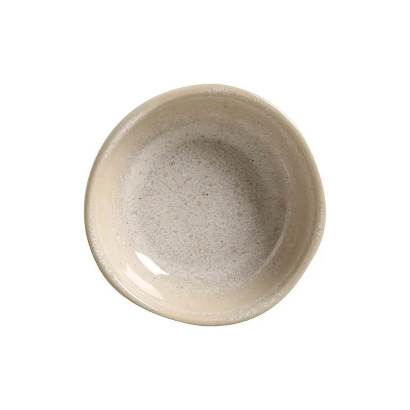 Ramequim Orgânico Cerâmica Bege Latte 70ml