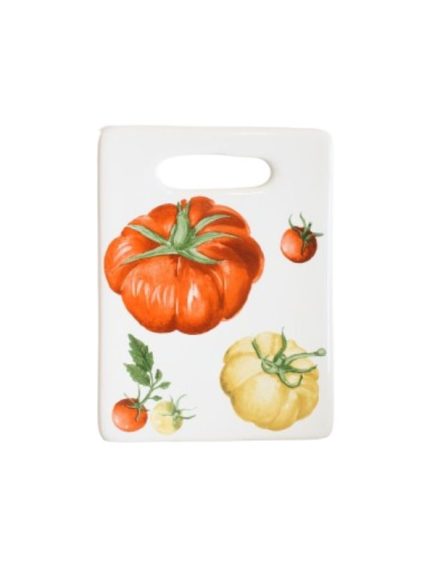 Tábua Cerâmica Tomate Pequena