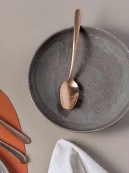 Prato Fundo Cerâmica Bio Shimeji Cinza Ø 22cm - Imagem 2