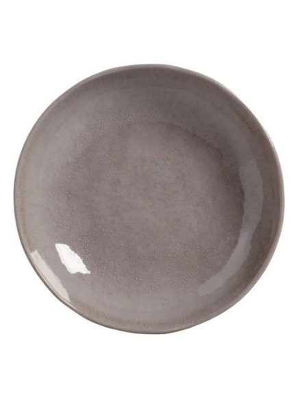 Prato Fundo Cerâmica Bio Shimeji Cinza Ø 22cm - Imagem 1