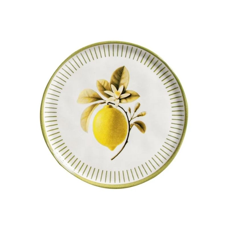 Prato Sobremesa Cerâmica Bio Lemon Ø 22cm