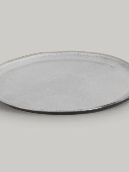 Prato Raso Cerâmica Bio Dust Cinza Ø 28cm - Imagem 4