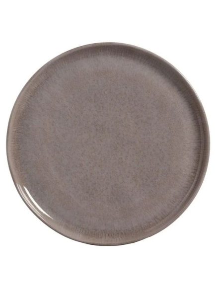 Prato Raso Cerâmica Bio Shimeji Cinza Ø 28cm - Imagem 1
